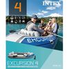 Intex Schlauchboot mit Rudern und Pumpe Excursion 4 68324NP