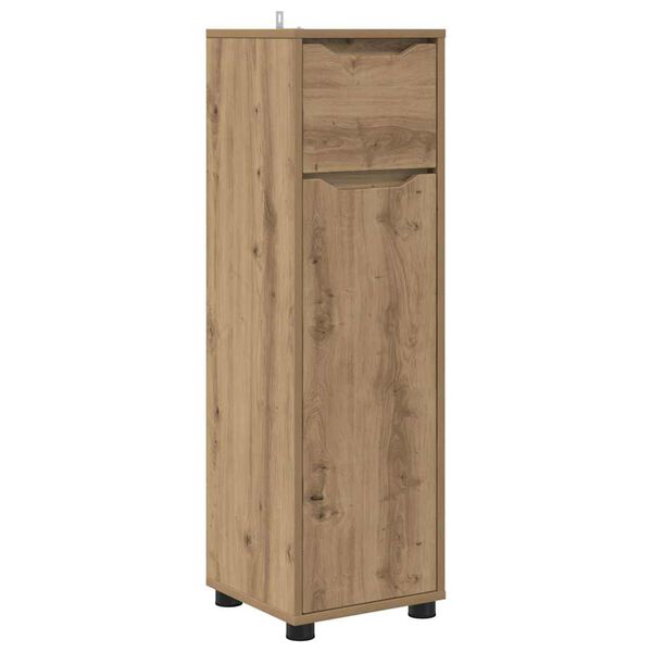 vidaXL Badezimmerschrank mit Regal Artisan-Eiche 30,5 x 30 x 101 cm