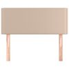 vidaXL Kopfteil Cappuccino-Braun 80x5x78/88 cm Kunstleder