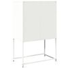 vidaXL Highboard Weiß 68x39x107 cm Stahl