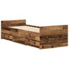 vidaXL Bettgestell ohne Matratze Altholz-Optik 100x200cm Holzwerkstoff