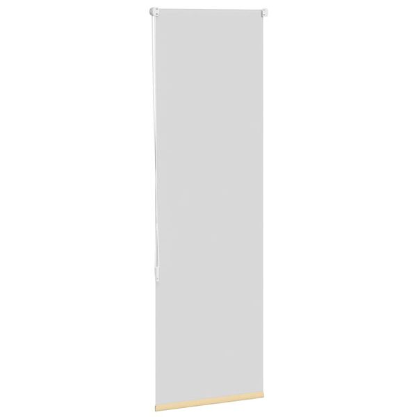 vidaXL Verdunkelungsrollo Beige 40x130cm Stoffbreite 35,7 cm Polyester