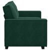 vidaXL 2-Sitzer-Sofa Dunkelgr&uuml;n 180x78x84 cm Samt