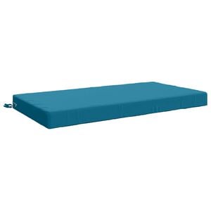 vidaXL Sitzkissen SOEST 100 % Polyester Himmelblau 120 x 60 x 10 cm