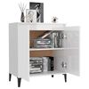 vidaXL Sideboard Hochglanz-Weiß 60x35x70 cm Holzwerkstoff