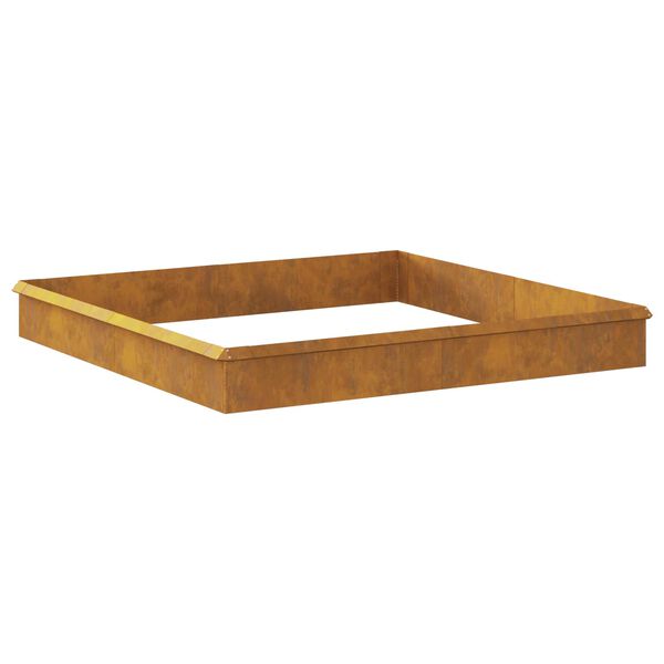 vidaXL Schneckenzauns 12 pcs Rostig Wetterfeststahl