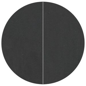 vidaXL Bodenfolie f&uuml;r Pools Schwarz &Oslash; 244 cm Vliesstoff