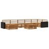 vidaXL Outdoor-Sofagarnitur 8 stk. Natur