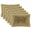 vidaXL Kissen mit Kissen HEERLEN 2 Stk. Hellgrau PV Fleece