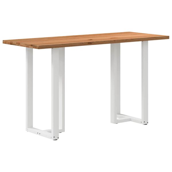 vidaXL Bartisch Hellbraun 200x80x102 cm Massivholz Eiche Rechteckig