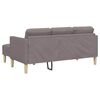 vidaXL Sofa Set Taupe 173 x 131 x 67 cm Stoff