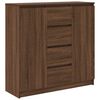 vidaXL Sideboard mit Schubladen Braun Eichen-Optik 100,5x35x98,5 cm