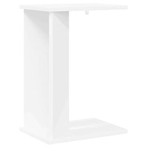 vidaXL Beistelltisch Wei&szlig; 35 x 25 x 50 cm Holzwerkstoff