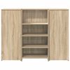 vidaXL Empfangstheke Sonoma-Eiche 135x50x103,5 cm Holzwerkstoff