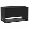 vidaXL Outdoor-Kissenbox Schwarz 100x55x55,5 cm Poly Rattan