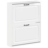 vidaXL Wandmontierter Schuhschrank UTRECHT 71 x 17 x 86 cm