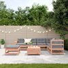 vidaXL 8-tlg. Garten-Lounge-Set mit Kissen Massivholz Douglasie