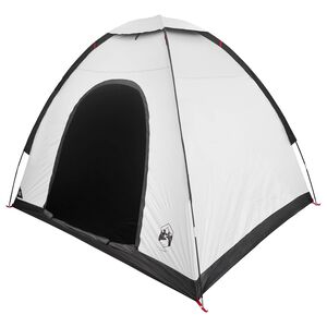 vidaXL Campingzelt 2 Personen Wei&szlig; Blackout