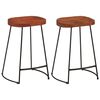 vidaXL Gavin Barhocker 2 Stk. 45x40x63 cm Massivholz Mango