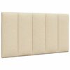 vidaXL Kopfteil-Kissen "Hanko" Creme 90 cm Stoff