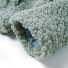 Kinder-Kapuzenjacke Teddy-Kunstpelz Minzgr&uuml;n 116