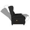 vidaXL Massagesessel Schwarz Stoff