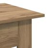 vidaXL Couchtisch Artisan-Eiche 55 x 55 x 42 cm Holzwerkstoff