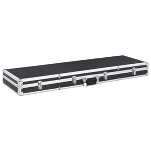 vidaXL Waffenkoffer Schwarz 118&times;38&times;12 cm Aluminium