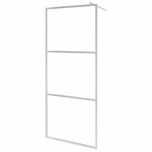 vidaXL Duschwand f&uuml;r Begehbare Dusche mit Klarem ESG-Glas 90x195 cm