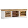 vidaXL TV-Schrank 118x30x40 cm Massivholz Mango