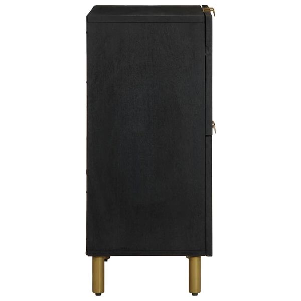 vidaXL Sideboard Schwarz 60x33x75 cm Holzwerkstoff