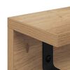 vidaXL Wandmontierter nachttisch Artisan-Eiche 40 x 10,5 x 10,5 cm