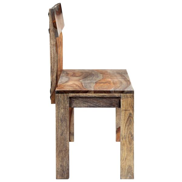 vidaXL Sitzbank 160 cm Grau Massivholz Akazie