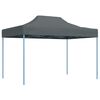 vidaXL Party-Zelt 280 x 410 x 315 cm Anthrazit Oxford-Stoff