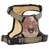 vidaXL Hundegeschirr Reflektierend Verstellbar Camouflage Braun L