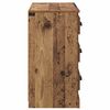 vidaXL Sideboards 2 pcs Altholz 70 x 35,5 x 67,5 cm Holzwerkstoff