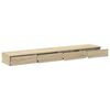 vidaXL Bettschubladen Sonoma-Eiche 200 x 36,5 x 16,5 cm Holzwerkstoff