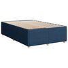 vidaXL Boxspringbett mit Matratze Blau 120x190 cm Stoff
