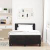 vidaXL Boxspringbett mit Matratze Schwarz 120 x 190 cm Samt