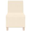 vidaXL | Modulares Armfreies Sofa | Creme 55 x 74 x 82 cm Cordstoff