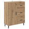 vidaXL Sideboard Artisan-Eiche 69,5 x 34 x 90 cm Verbundholz und Eisen