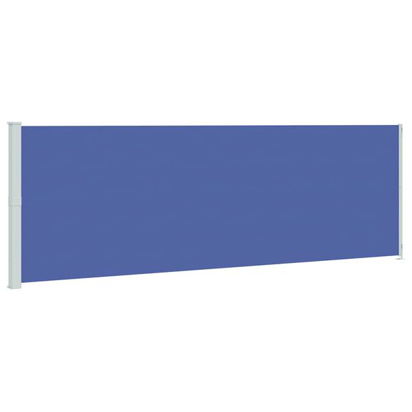 vidaXL Seitenmarkise Ausziehbar 200x600 cm Blau