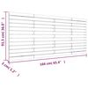 vidaXL Wand-Kopfteil Honigbraun 166x3x91,5 cm Massivholz Kiefer