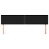 vidaXL Kopfteile Schwarz 160x5x78/88 cm Stoff