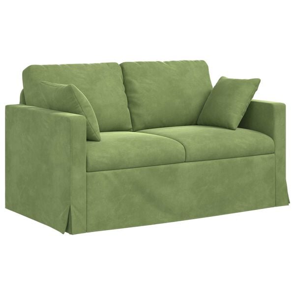 vidaXL Sofa Hellgr&uuml;n Gesamtabmessungen: 138 x 78 x 80 cm (B x T x H)