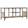 vidaXL TV-Schrank Sonoma-Eiche 100x35x45 cm Holzwerkstoff & Eisen