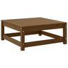 vidaXL 3-tlg. Garten-Lounge-Set Honigbraun Massivholz Kiefer