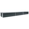 vidaXL Garten-Hochbeet Verzinkter Stahl 480x80x45 cm Anthrazit