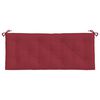 vidaXL Gartenbank-Auflage Weinrot 120x50x7 cm Oxford-Gewebe