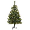 vidaXL K&uuml;nstlicher klappbarer Weihnachtsbaum mit Tannenzapfen 120 cm